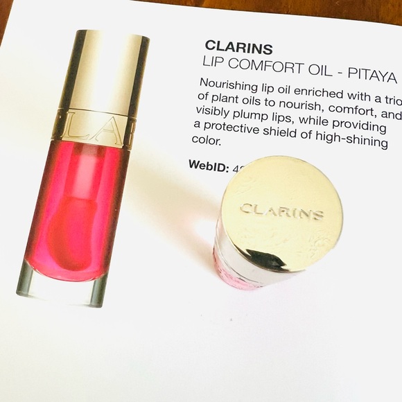 NWT Clarins Lip Comfort Oil 04 Pitaya 7ml Full Size - Picture 10 of 10